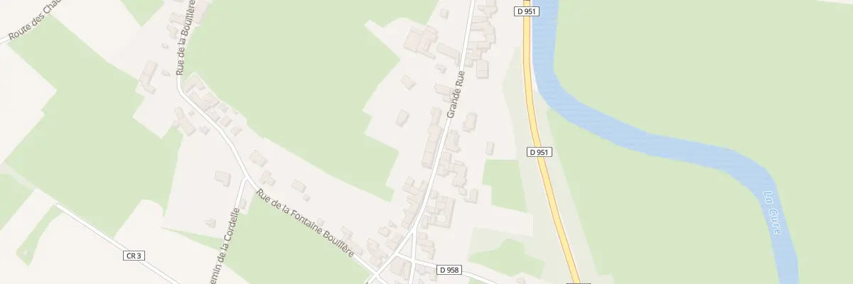 Plan du 62 Gr Grande Rue à Asquins
