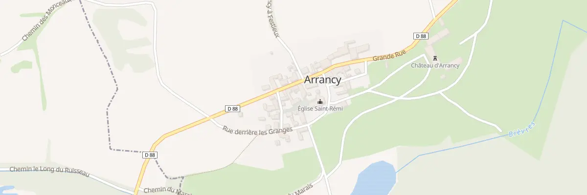 Plan du 17 Gr Grande Rue à Arrancy