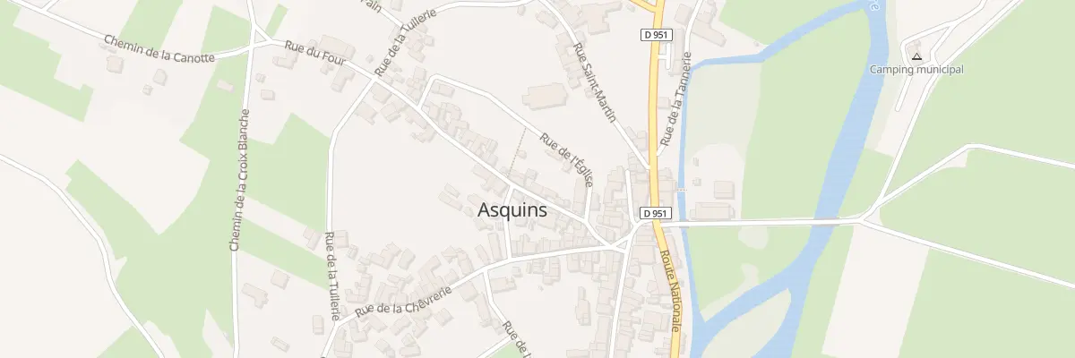 Plan du 10 Rue du Four à Asquins