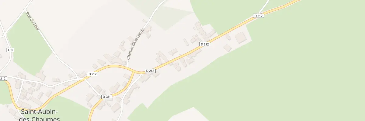 Plan du 8 Rue de la Vallée à Saint-Aubin-des-Chaumes