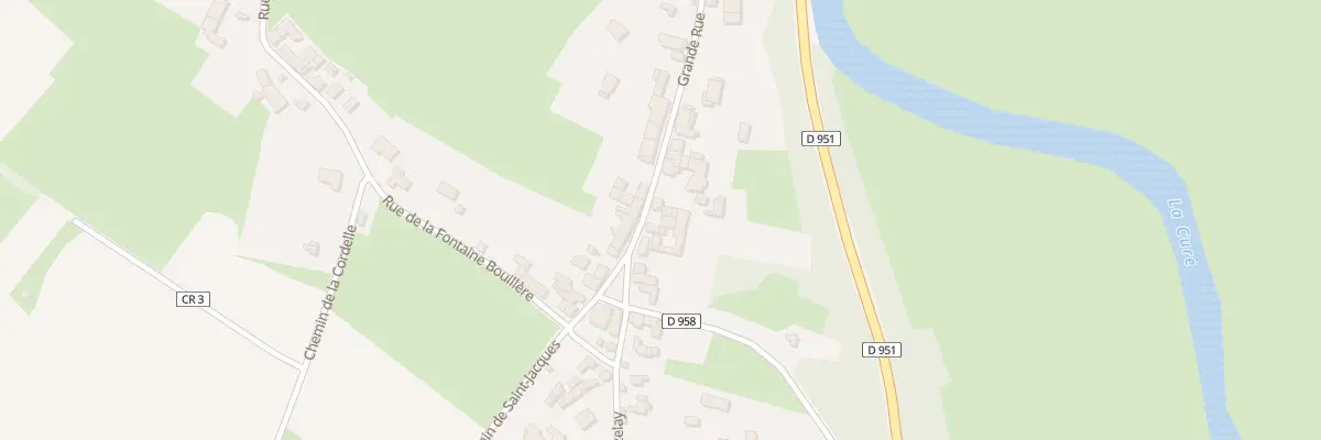 Plan du 81 Gr Grande Rue à Asquins