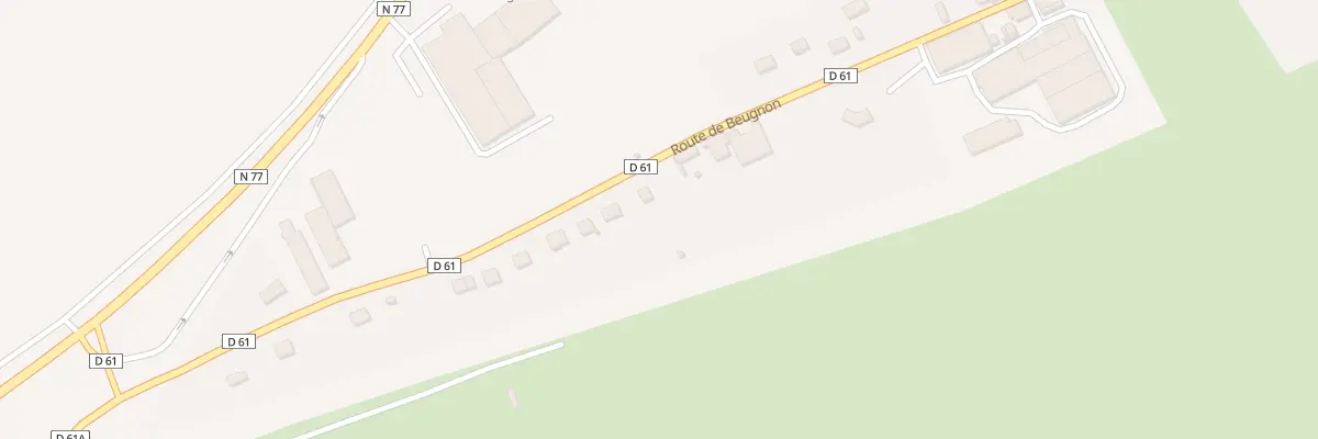 Plan du 28 Rte de Beugnon à Saint-Florentin