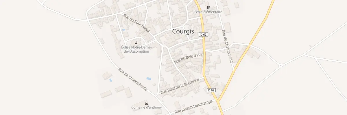 Plan du 19 Rue du Four Banal à Courgis