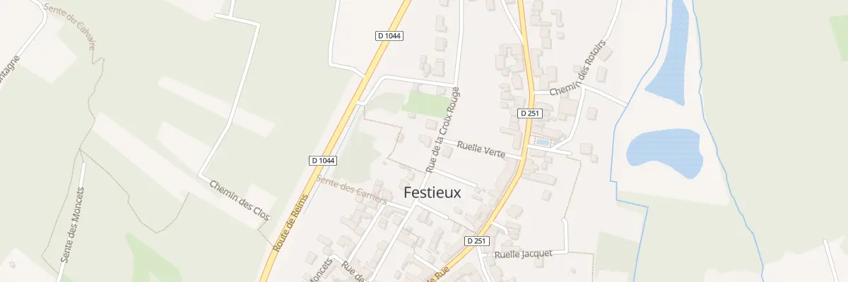 Plan du 18 Rue de la Croix Rouge à Festieux