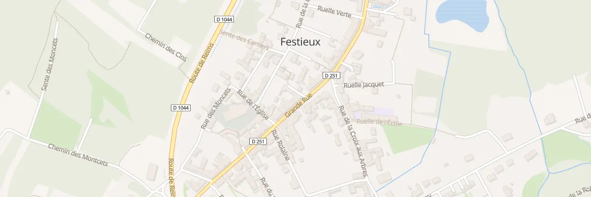 Plan du 54 Gr Grande Rue à Festieux