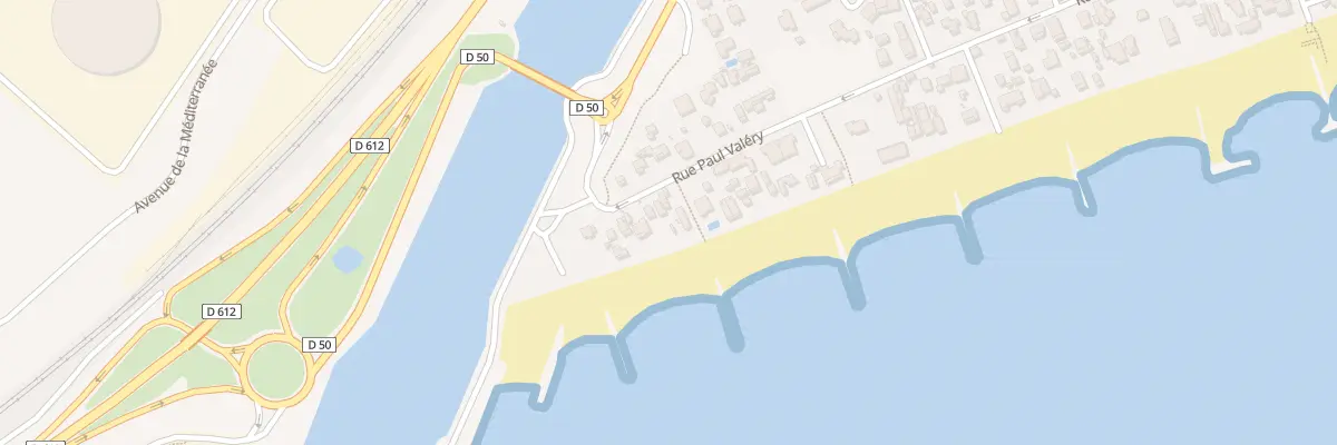 Plan du 73 Rue Paul Valery à Frontignan
