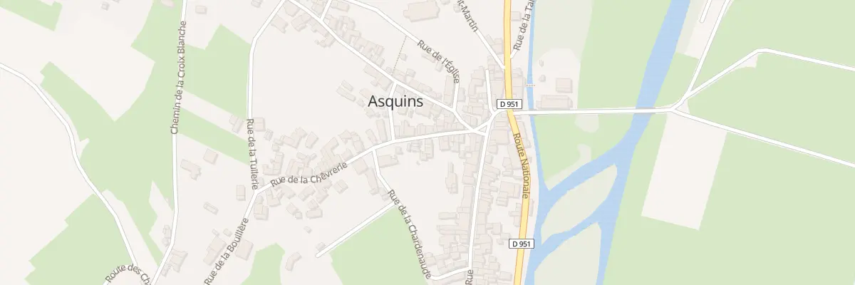 Plan du 9 Rue de la Chevrerie à Asquins