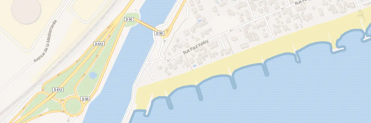 Plan du 69 Rue Paul Valery à Frontignan