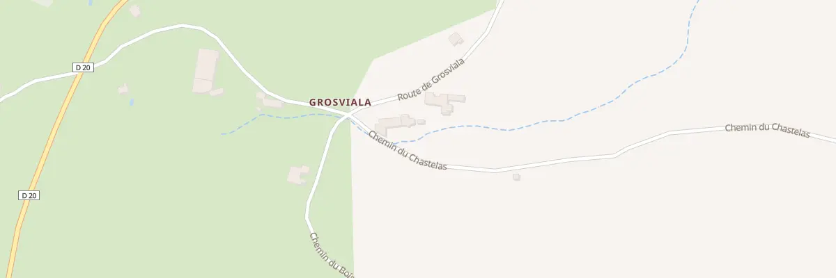 Plan du 5060 Gros Viala à Mont Lozère et Goulet