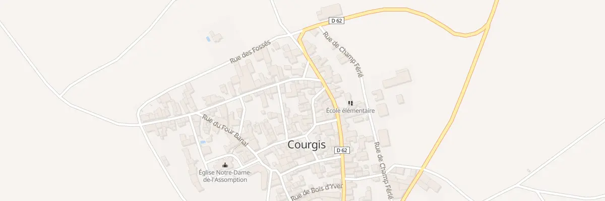 Plan du 6 Rue Dame Julliot à Courgis