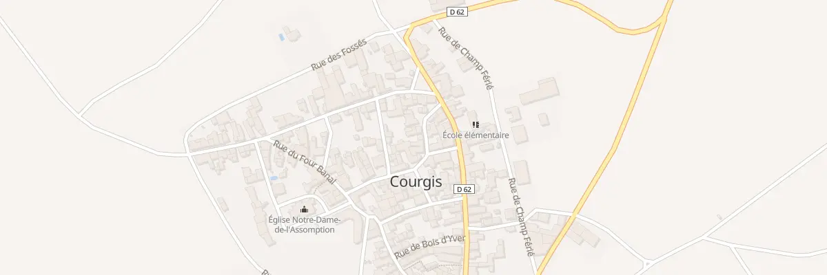 Plan du 10 Rue Dame Julliot à Courgis