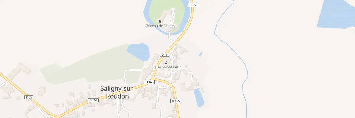 Plan du 23 Pl de l’Eglise à Saligny-sur-Roudon