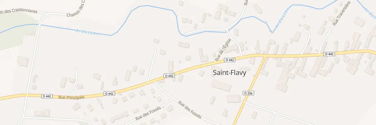 Plan du 27 Rue Principale à Saint-Flavy
