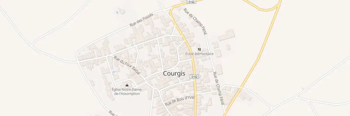 Plan du 12 Rue Dame Julliot à Courgis