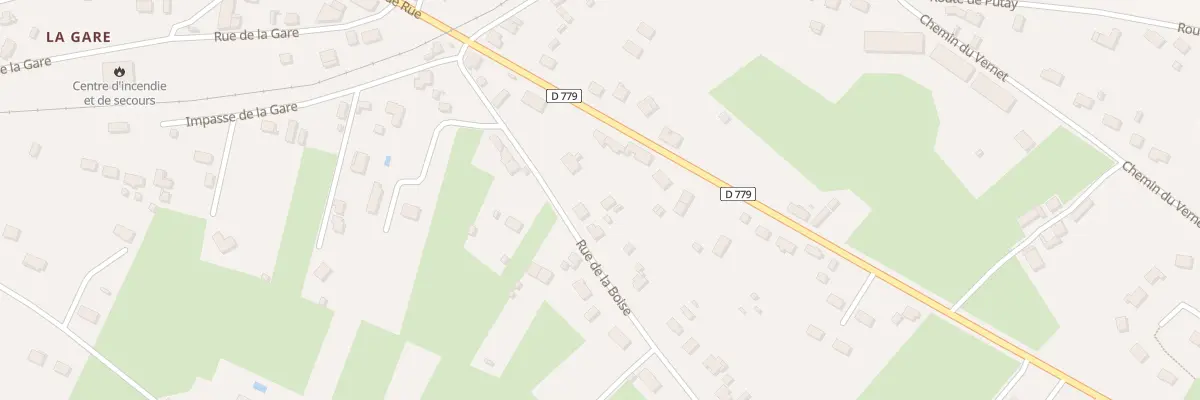 Plan du 6 Rue de la Boise à Diou