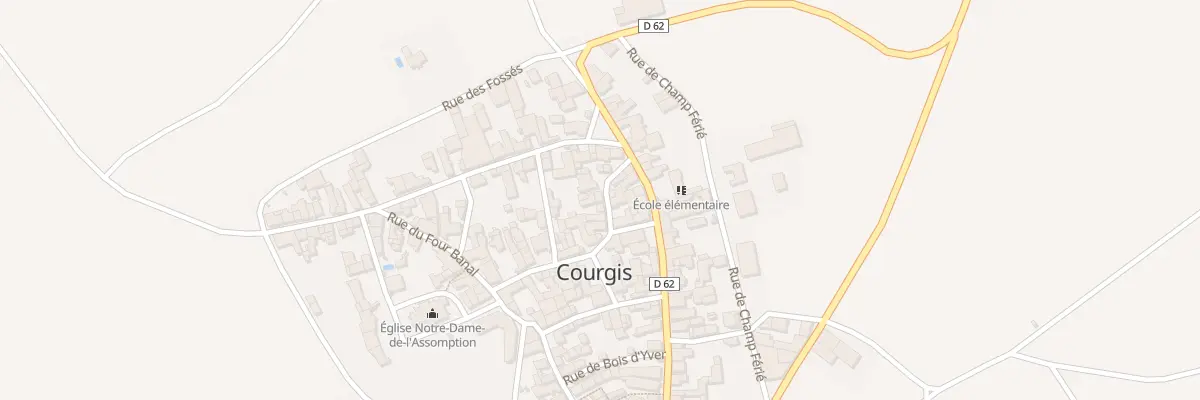 Plan du 8 Rue Dame Julliot à Courgis