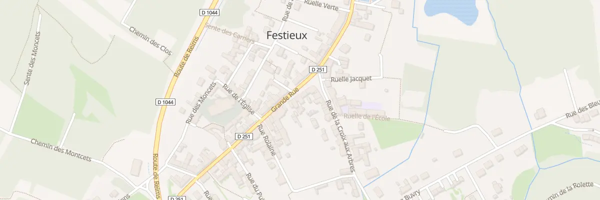 Plan du 33 Gr Grande Rue à Festieux