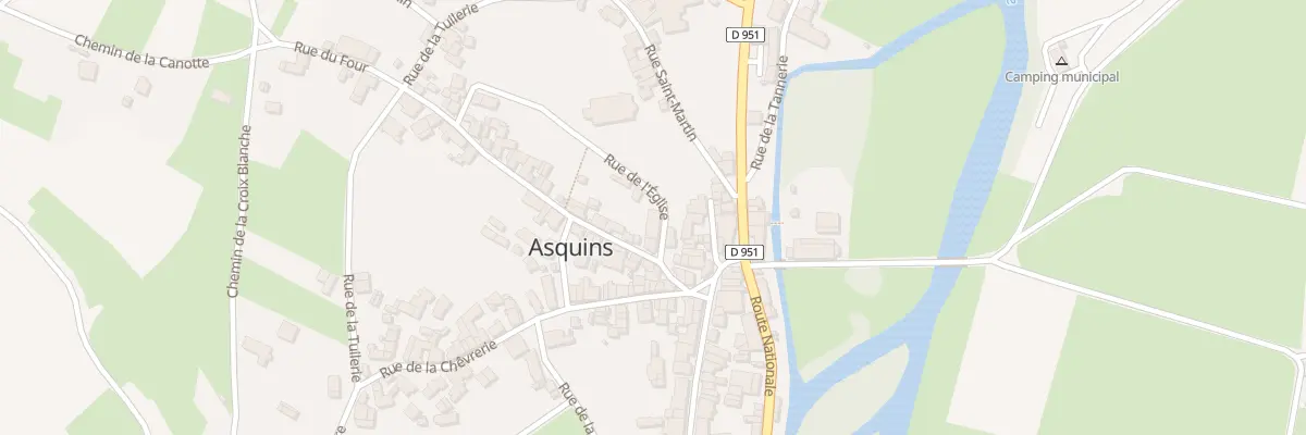 Plan du 3 Rue de l’Eglise à Asquins