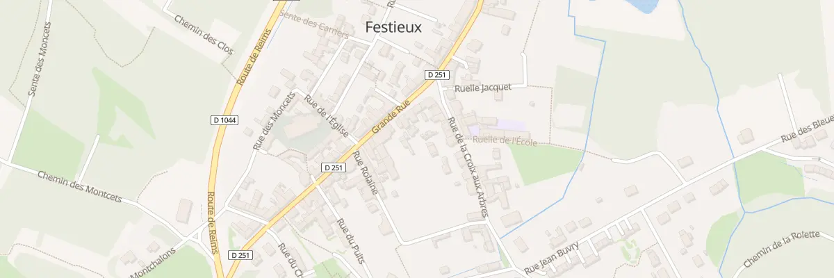 Plan du 35 Gr Grande Rue à Festieux