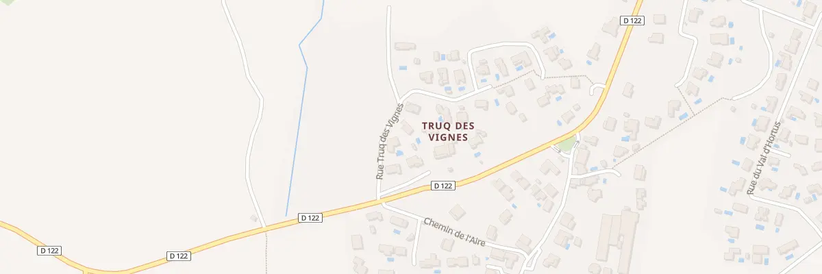 Plan du 136 Truq des Vignes à Mas-de-Londres