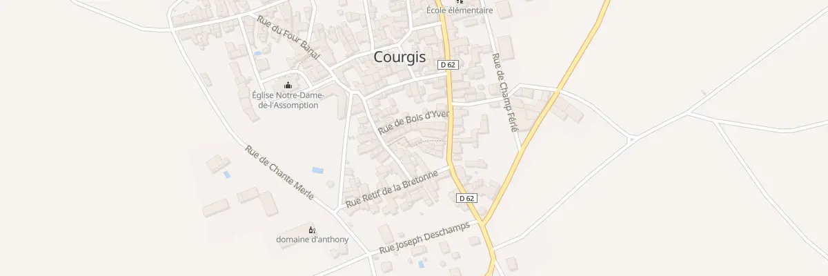 Plan du 32 Gr Grande Rue Nicolas Droin à Courgis