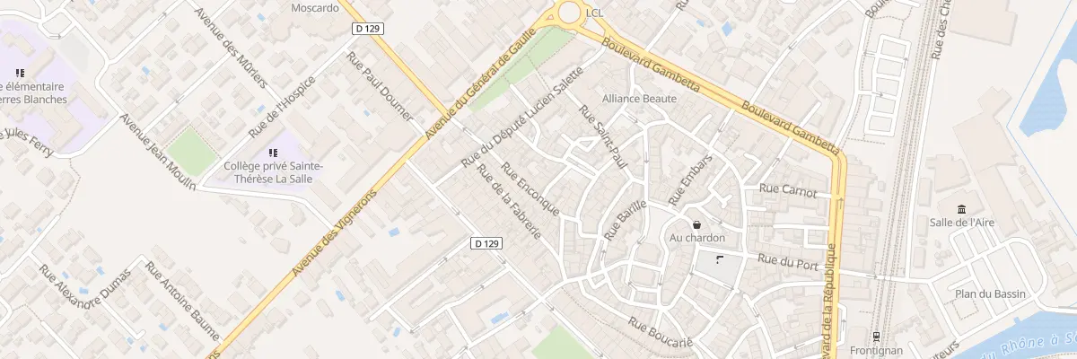 Plan du 3 Rue Saint-pierre à Frontignan