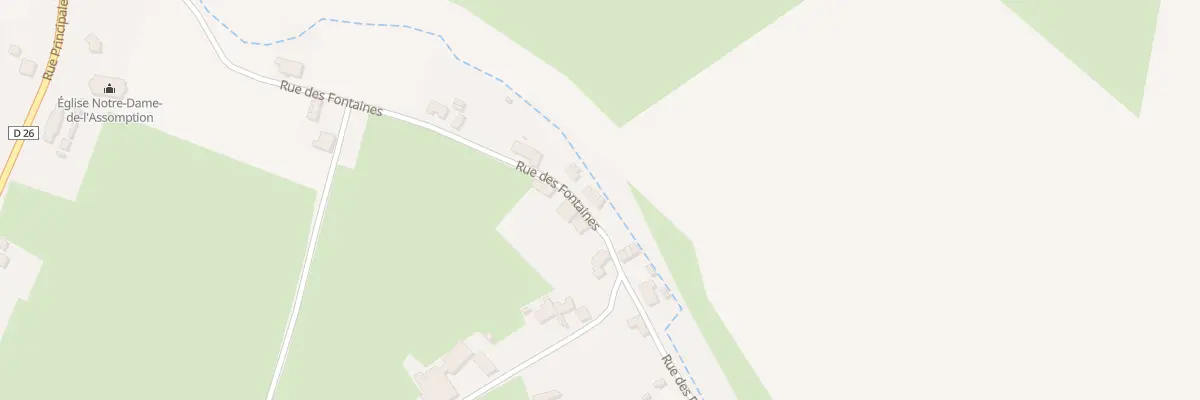 Plan du 23 Rue des Fontaines au Sourd