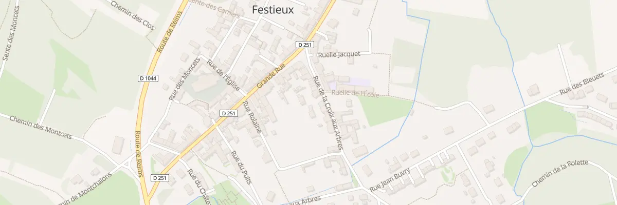 Plan du 6 Rue de la Croix aux Arbres à Festieux