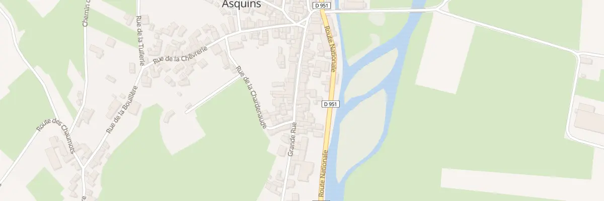 Plan du 29 Gr Grande Rue à Asquins
