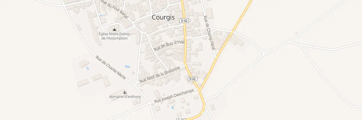 Plan du 38 Gr Grande Rue Nicolas Droin à Courgis