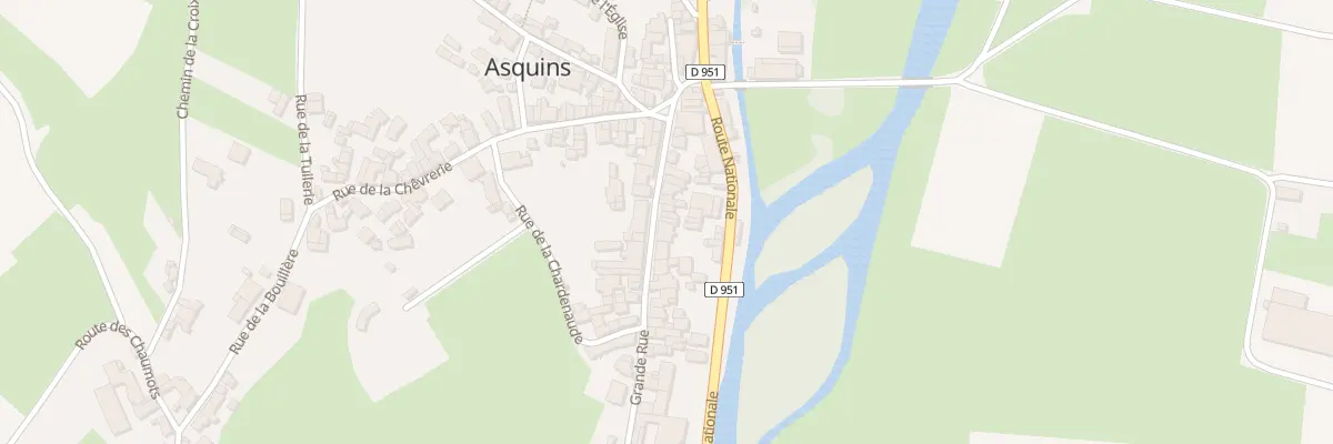 Plan du 21 Gr Grande Rue à Asquins