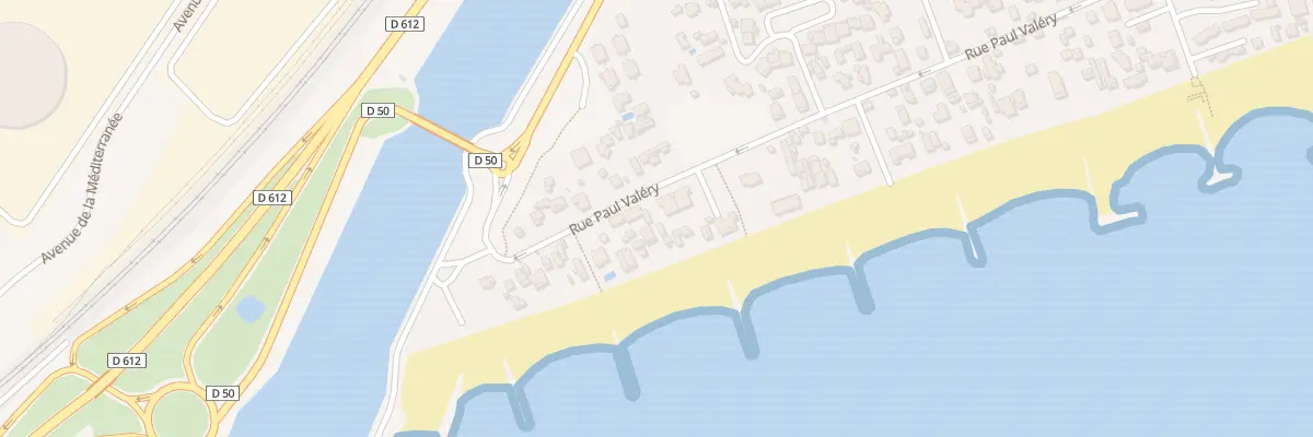Plan du 61 Rue Paul Valery à Frontignan