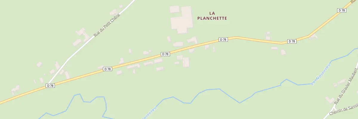 Plan du 8 La Planchette à Esquéhéries