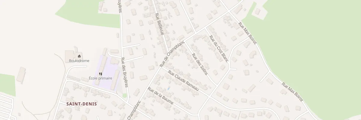 Plan du 12 Rue de Champblanc à Bourbon-Lancy