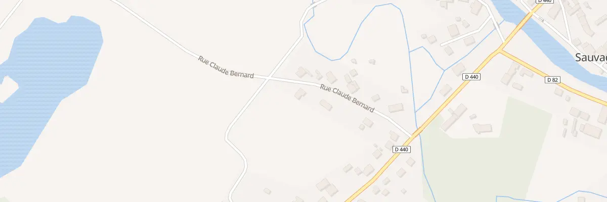 Plan du 7 Rue Claude Bernard à Saint-Just-Sauvage
