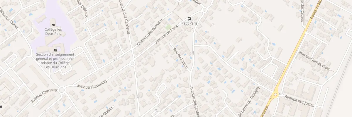 Plan du 7 Rue du Poitou à Frontignan