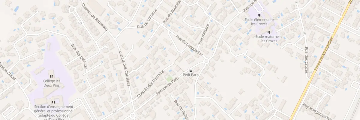 Plan du 31 Che Romain à Frontignan