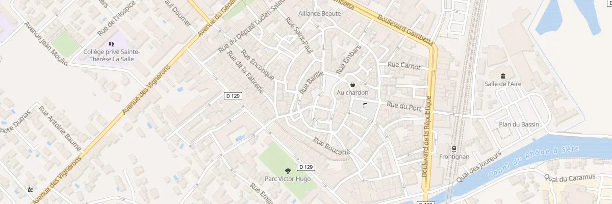 Plan du 18 Rue Clastre Vieille à Frontignan