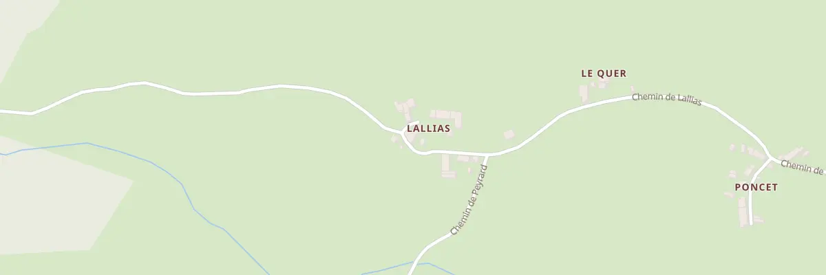 Plan du 26 Che de Lallias à La Chabanne