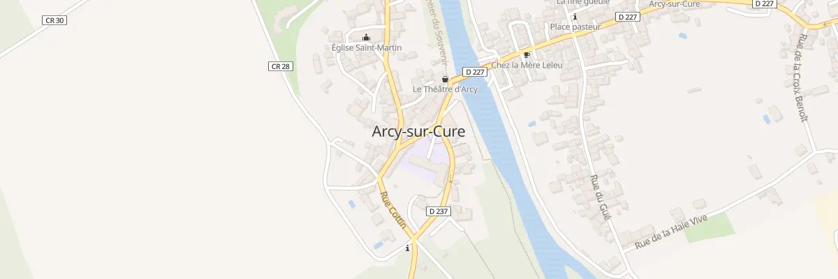 Plan du 25 Rue du Pont à Arcy-sur-Cure
