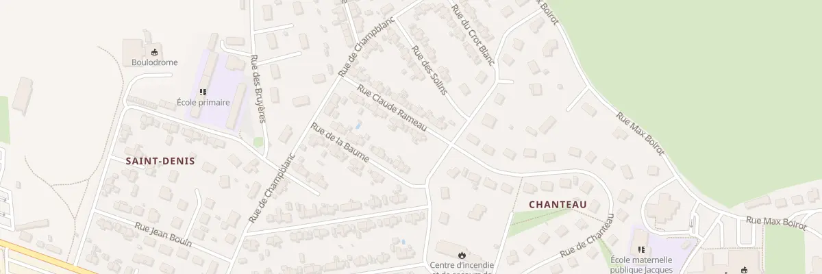 Plan du 14 Rue Claude Rameau à Bourbon-Lancy