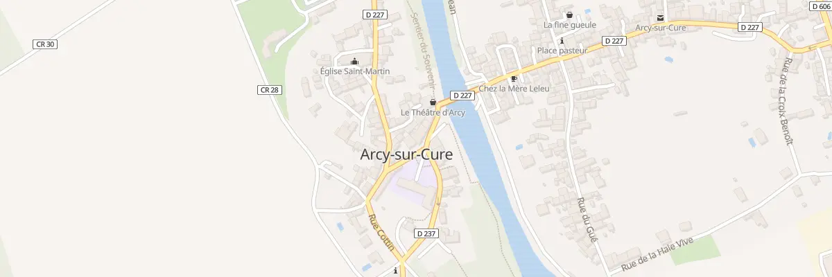 Plan du 44 Rue du Pont à Arcy-sur-Cure