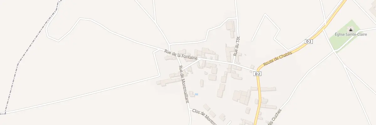 Plan du 4 Rue de la Vendée à Préhy