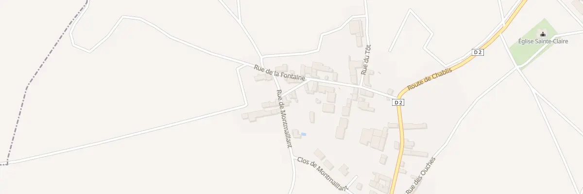 Plan du 1 Rue de la Vendée à Préhy