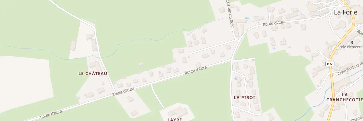 Plan du 5159 Aura à La Forie