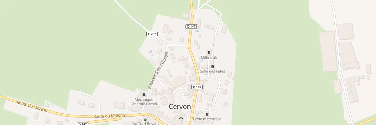 Plan du 9 Rue Jehan Faulquier à Cervon