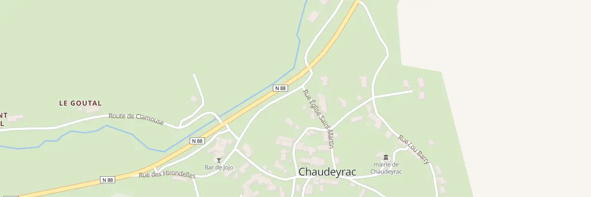 Plan du 5194 Chaudeyrac Village à Chaudeyrac