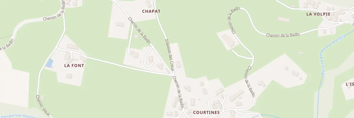 Plan du 5712 Courtine à Job