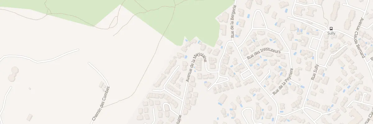 Plan du 20 Rue du Bouton d’Or à Frontignan