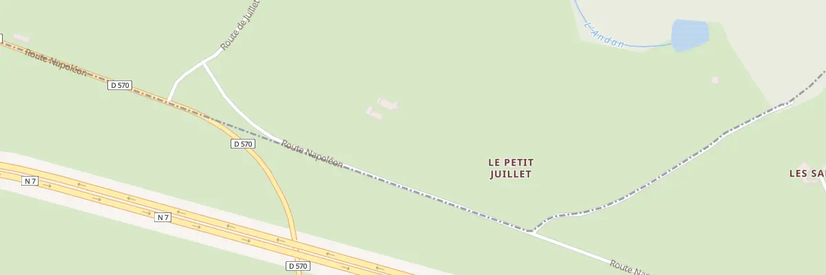 Plan du 5013 Le Petit Juillet à Andelaroche